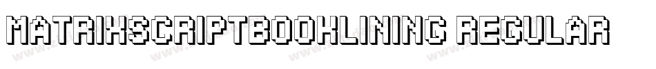 MatrixScriptBookLining Regular字体转换